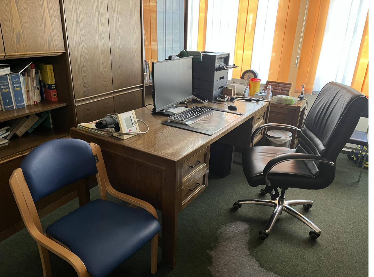 Blick in die Praxisräume der Hausarztpraxis René Lutz